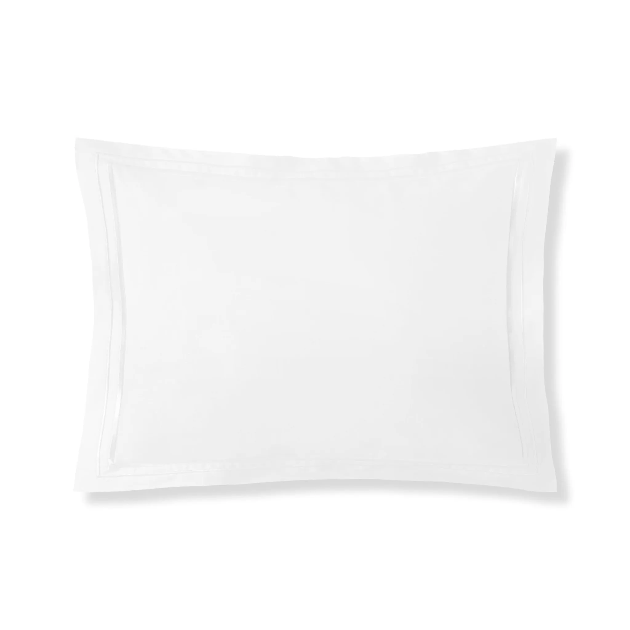 2000TC White Sateen Boudoir Pillow | Amalia Home Sublime