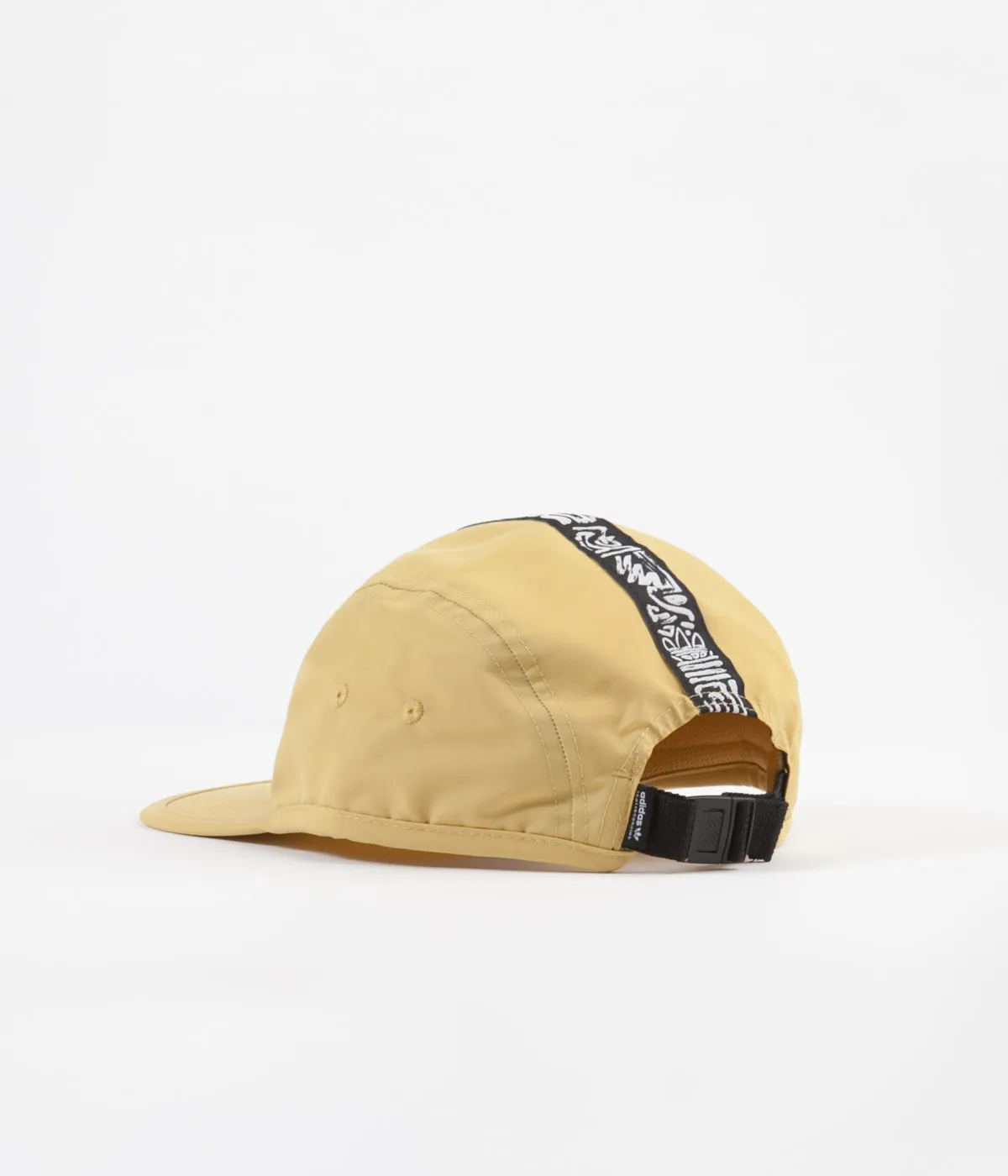 Adidas 3-Stripes 4 Panel Cap - Pyrite / White