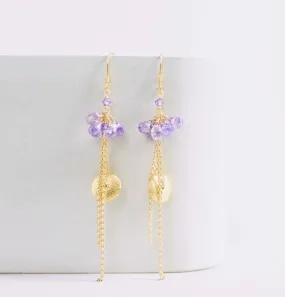 Amethyst Ballet Earrings