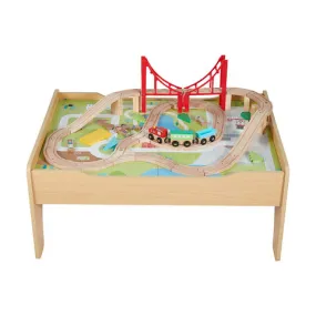 Anko Wooden Train Table with Storage / Ages 3  Years