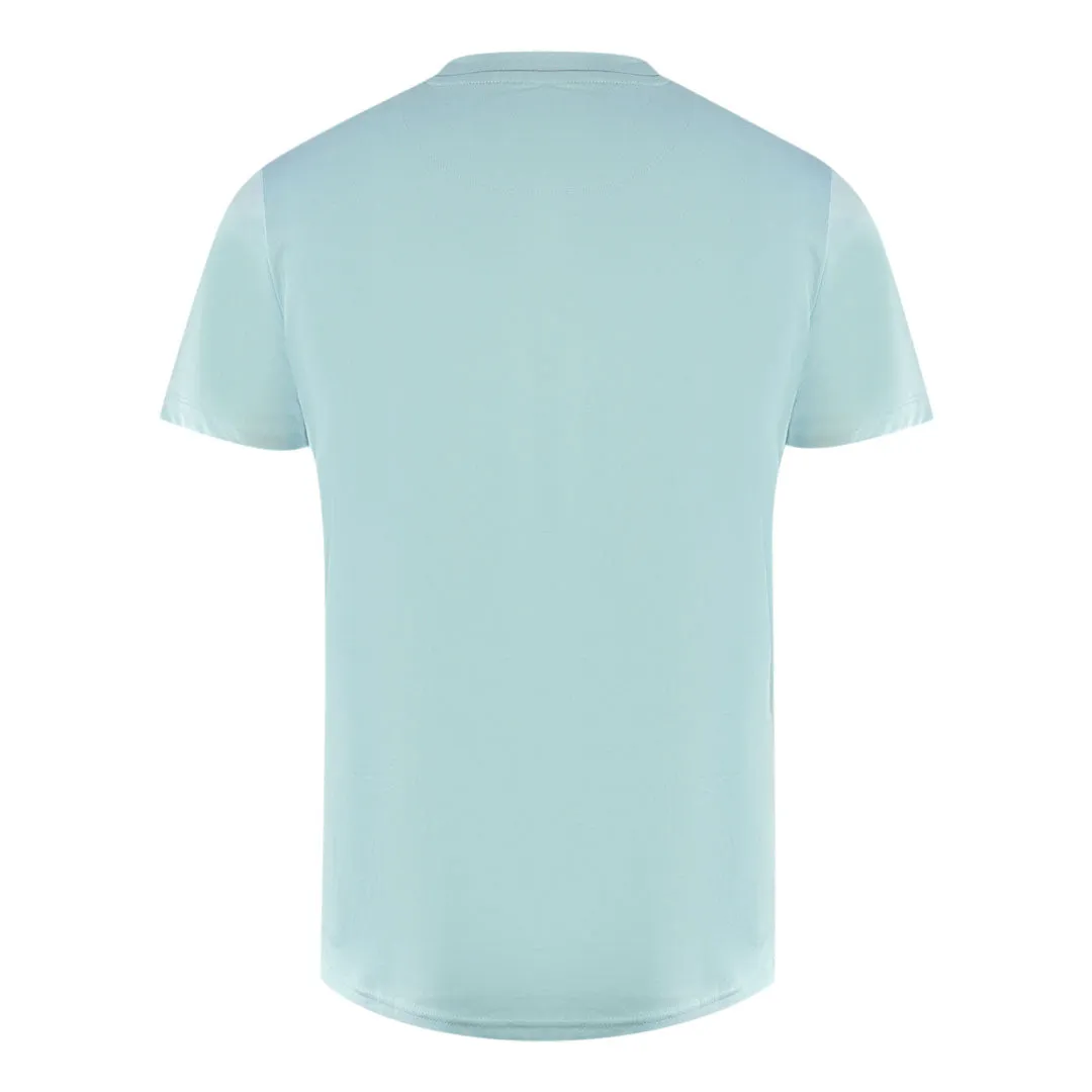 Aquascutum London 1851 Split Logo Sky Blue T-Shirt