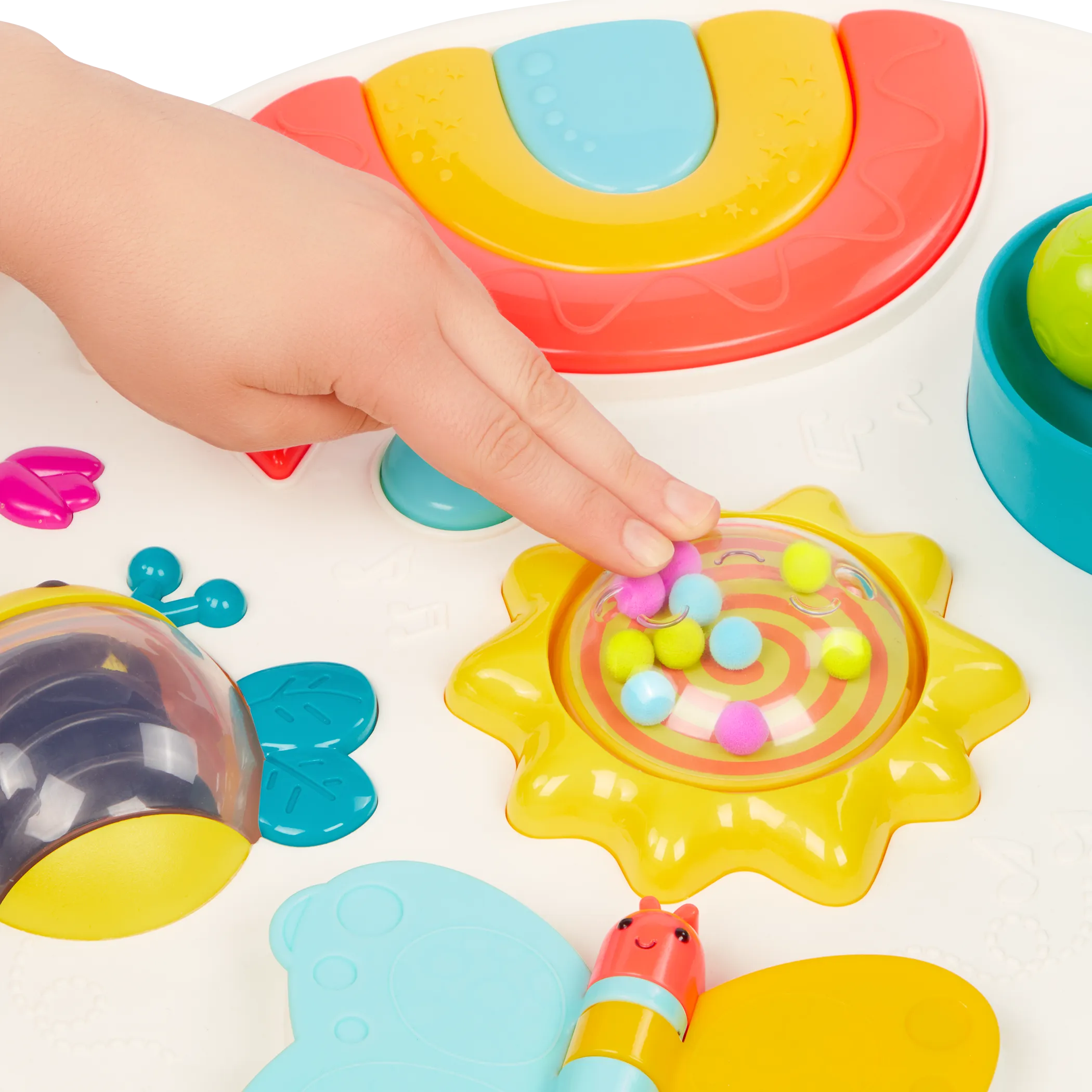 B. toys - Colorful & Sensory Station Baby Activity Table