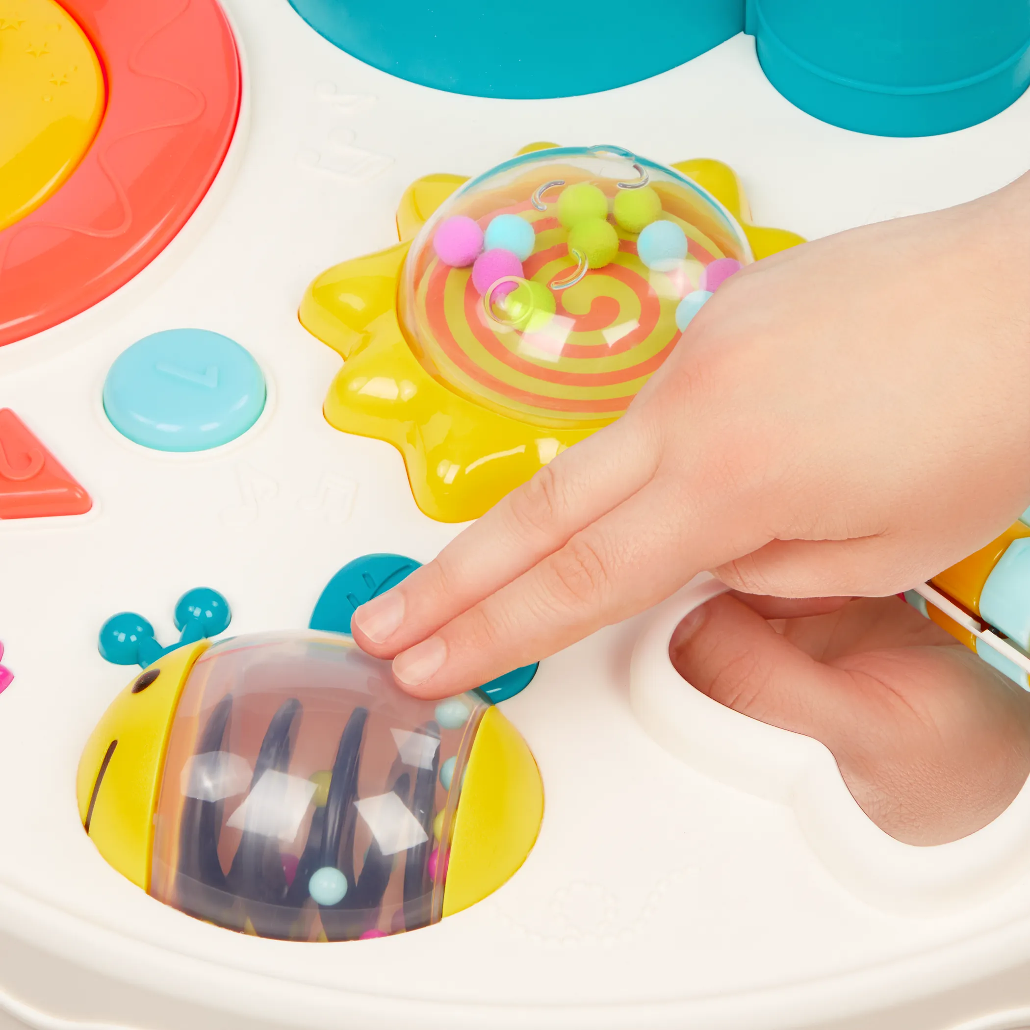 B. toys - Colorful & Sensory Station Baby Activity Table