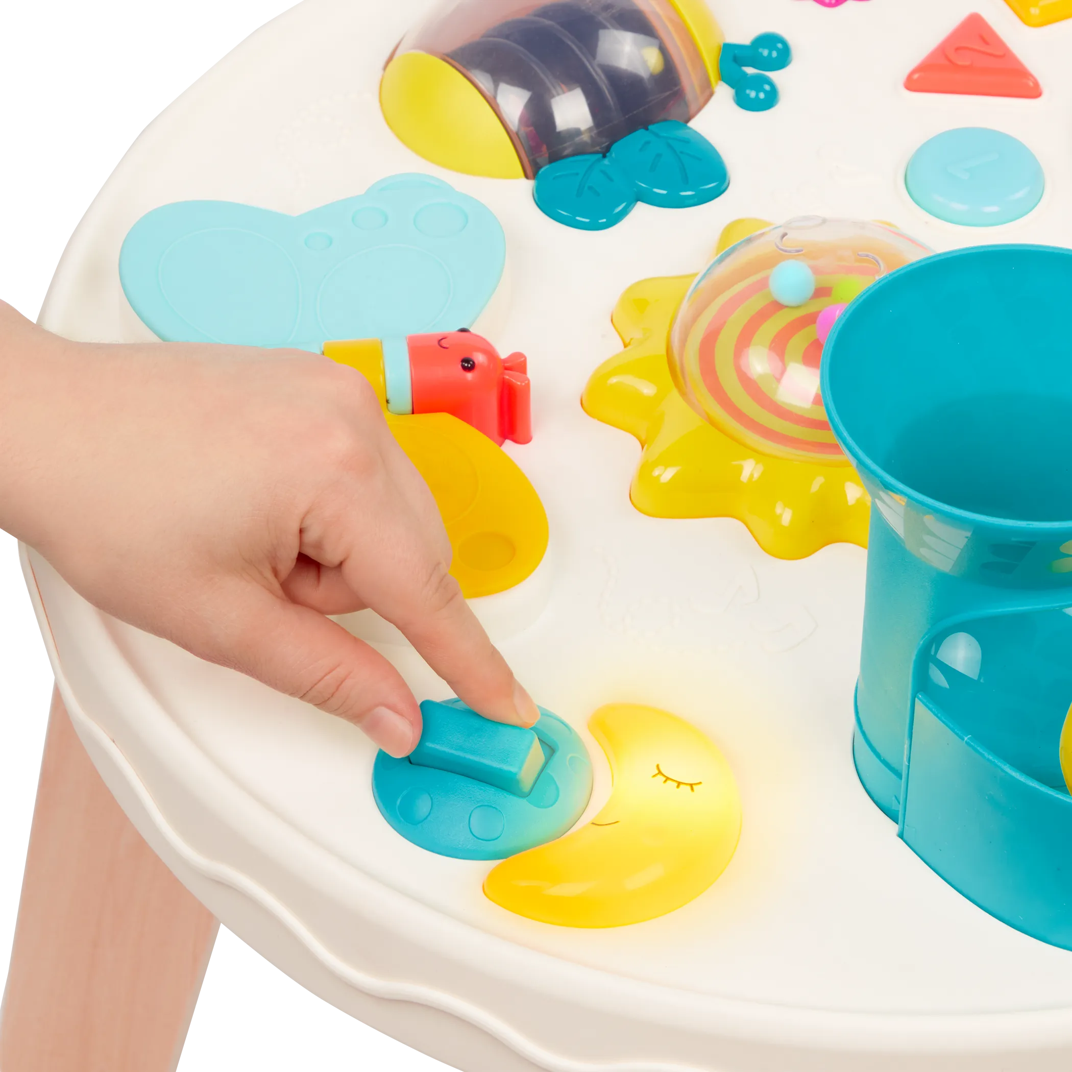 B. toys - Colorful & Sensory Station Baby Activity Table