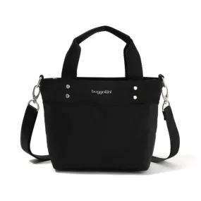 Baggallini Mini Carryall Black Tote Bag (Women's)