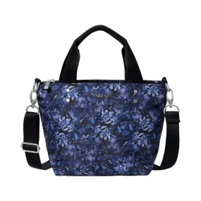 Baggallini Mini Carryall Indigo Petal Tote Bag (Women's)