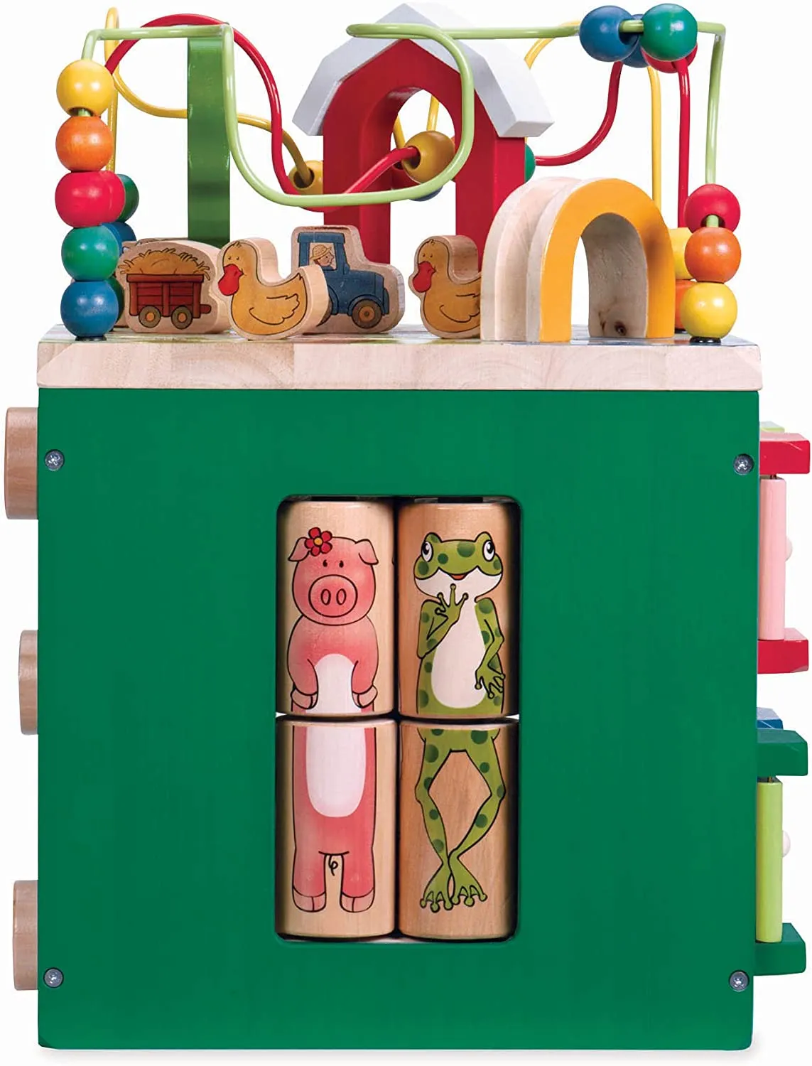 Battat 23 - Wooden Farm Activity Cube