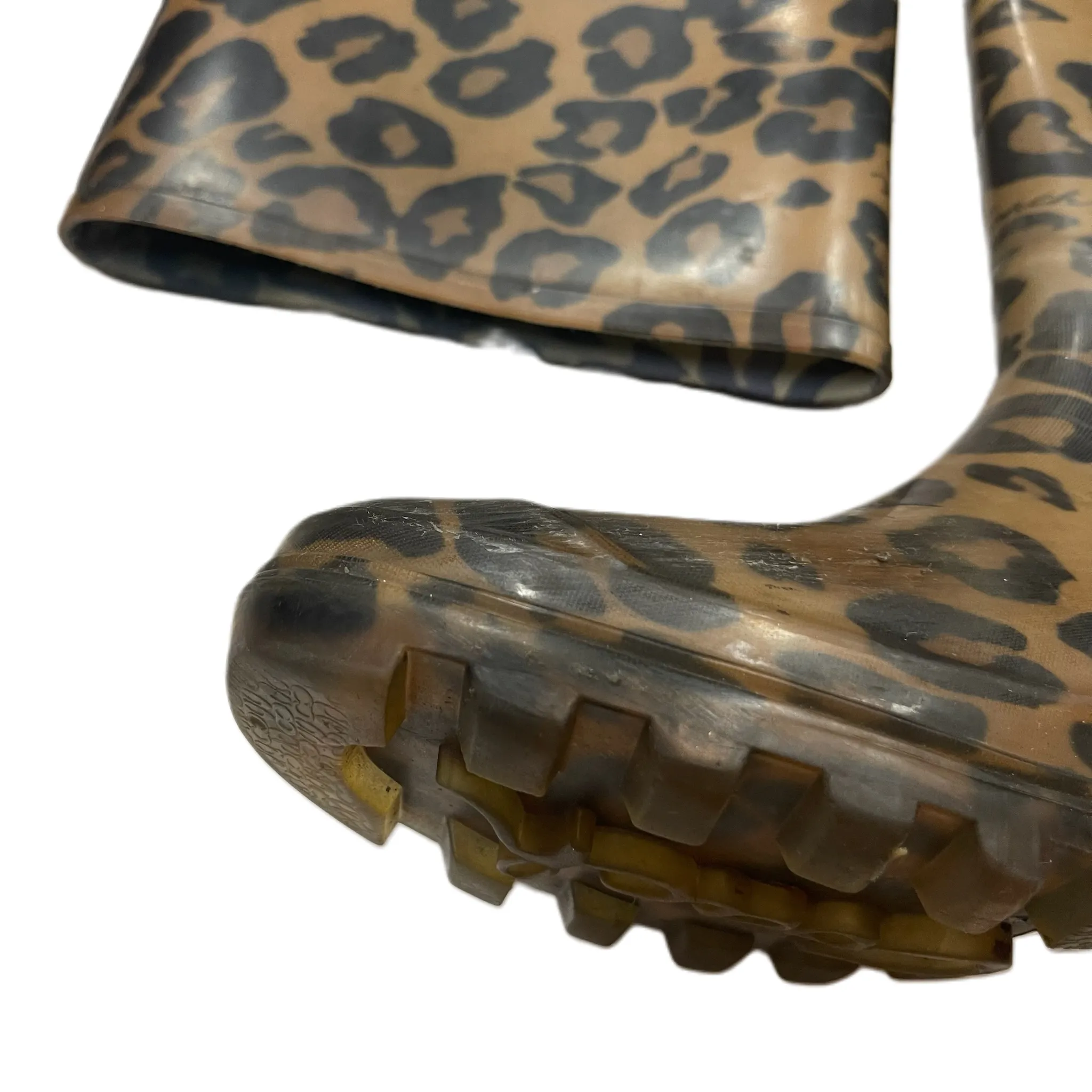 Boots Rain By Coach In Animal Print, Size: 10