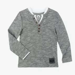 Camden Henley | Grey Stripe