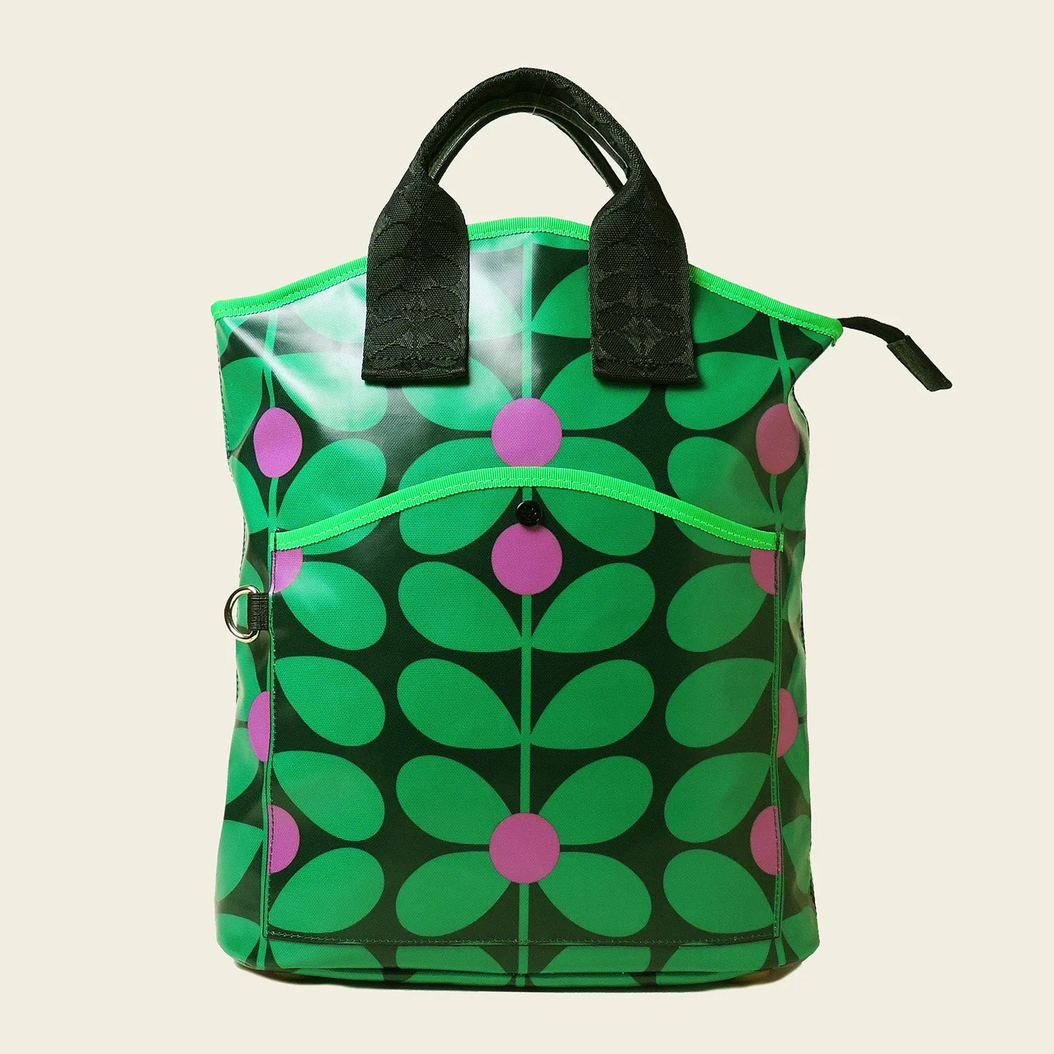 Carry Backpack - Sixties Stem Emerald