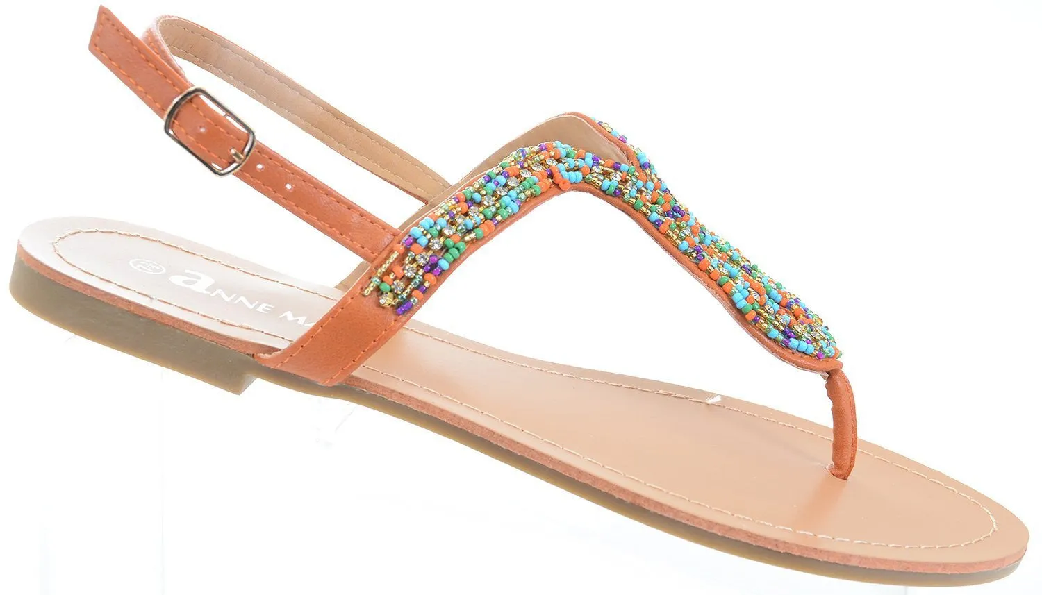 Colorful Boho Summer Thong Slip On Flip-flop Flat Sandals