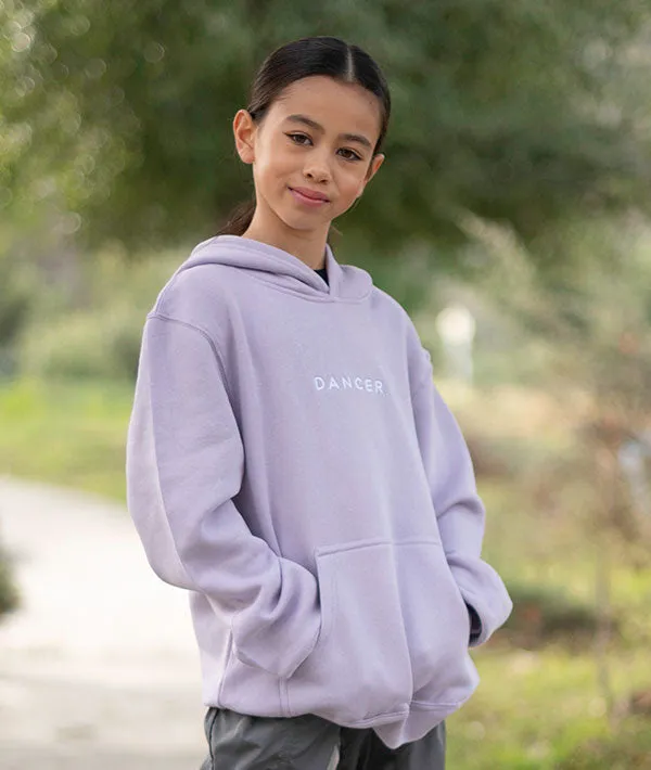 Covet Dance "DANCER" Embroidered Youth Hoodie