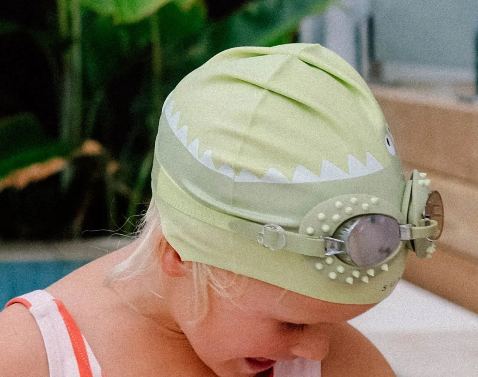 Crocodile Swimming Cap