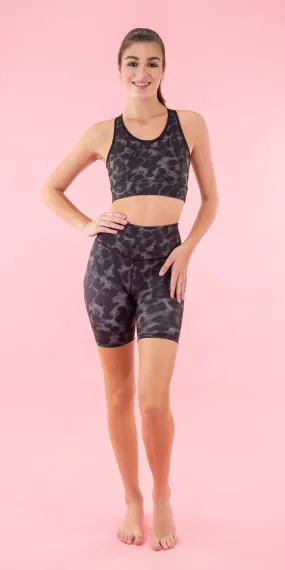 Graphite Leopard - Shorts