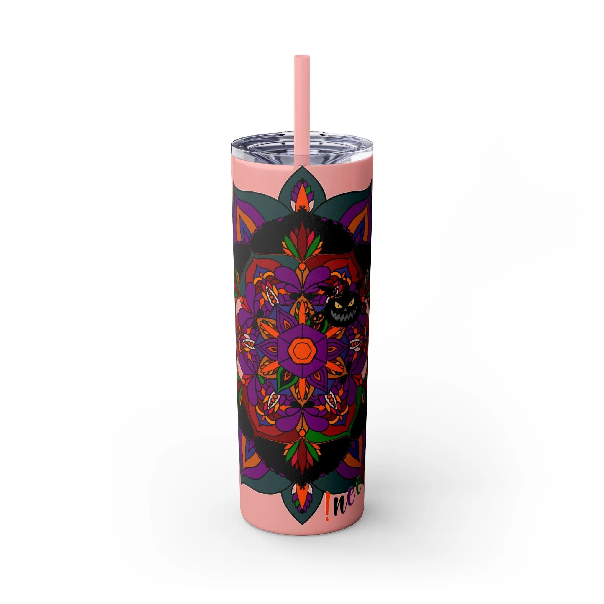 Handmade Mandala Design 20oz Skinny Tumbler - Keeps Hot/Cold