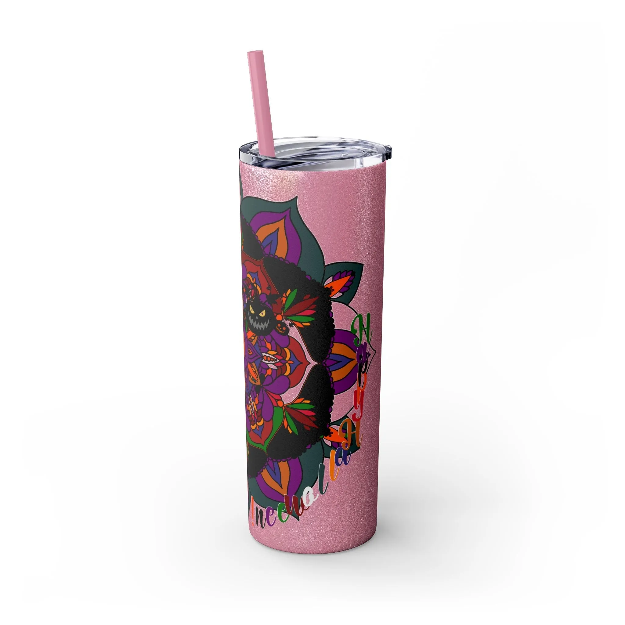 Handmade Mandala Design 20oz Skinny Tumbler - Keeps Hot/Cold