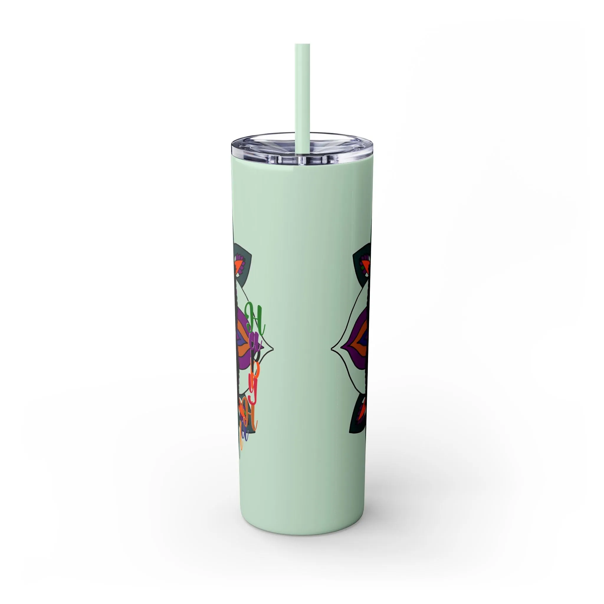 Handmade Mandala Design 20oz Skinny Tumbler - Keeps Hot/Cold