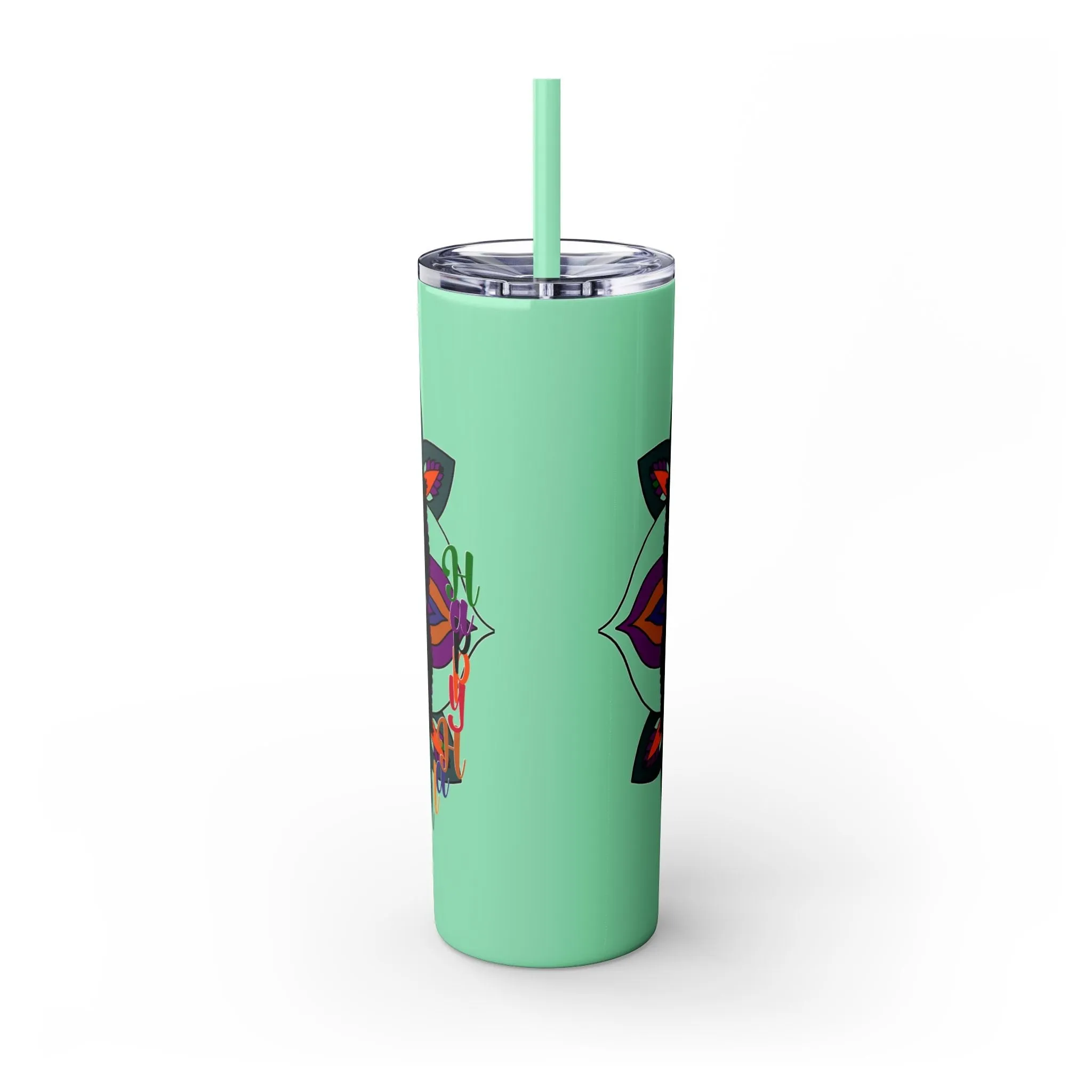 Handmade Mandala Design 20oz Skinny Tumbler - Keeps Hot/Cold