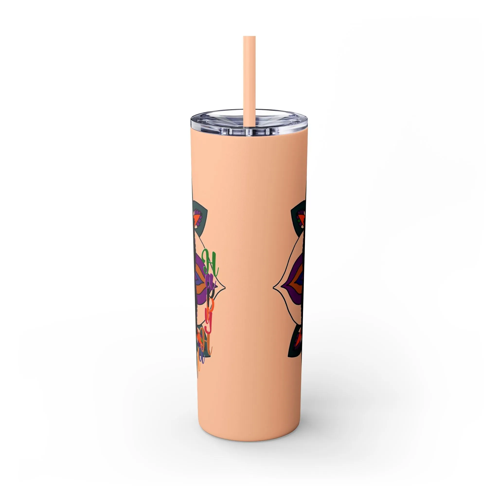 Handmade Mandala Design 20oz Skinny Tumbler - Keeps Hot/Cold