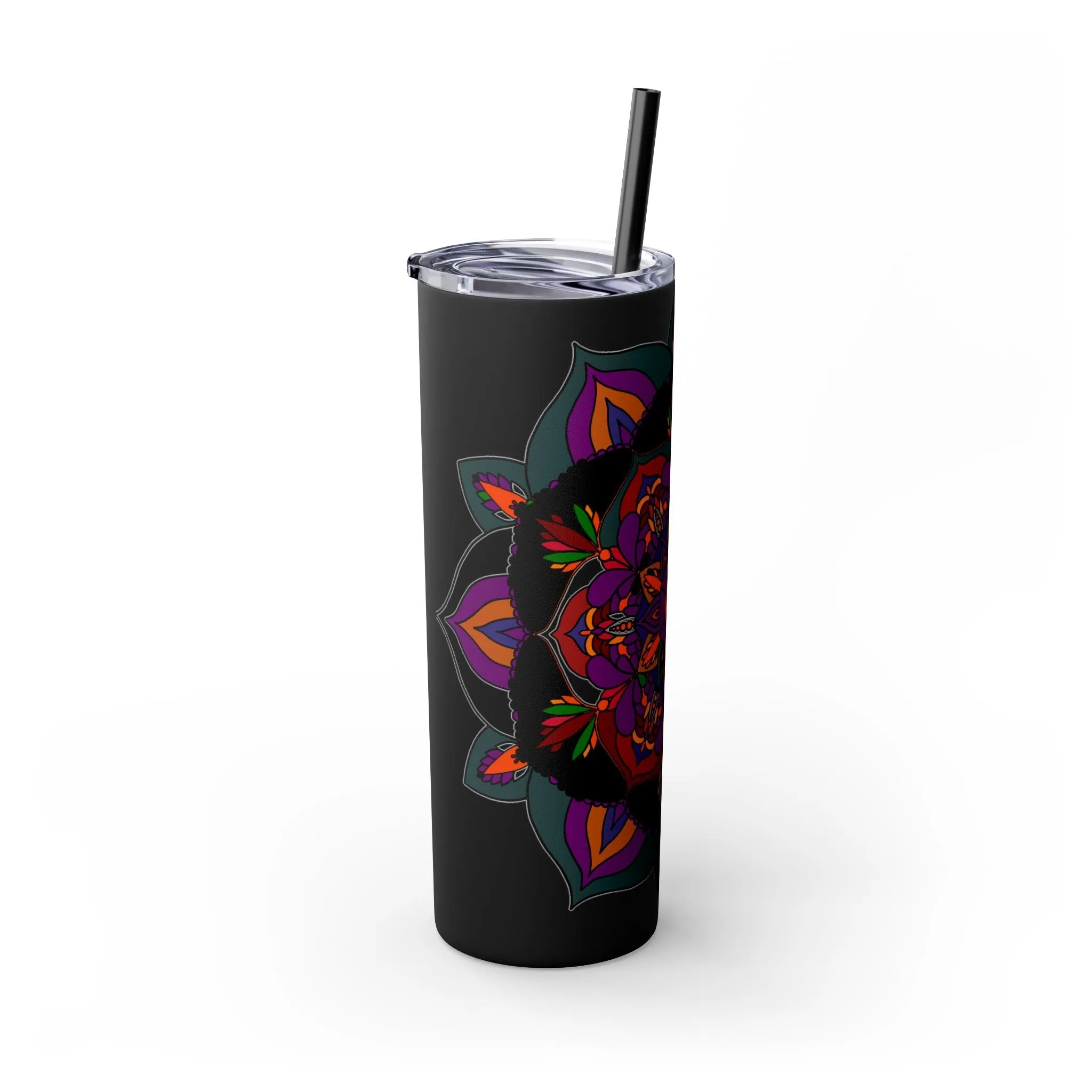 Handmade Mandala Design 20oz Skinny Tumbler - Keeps Hot/Cold