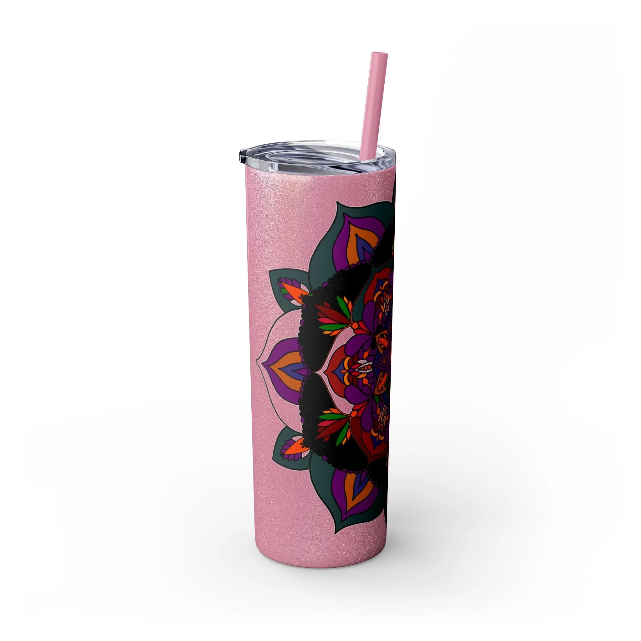 Handmade Mandala Design 20oz Skinny Tumbler - Keeps Hot/Cold