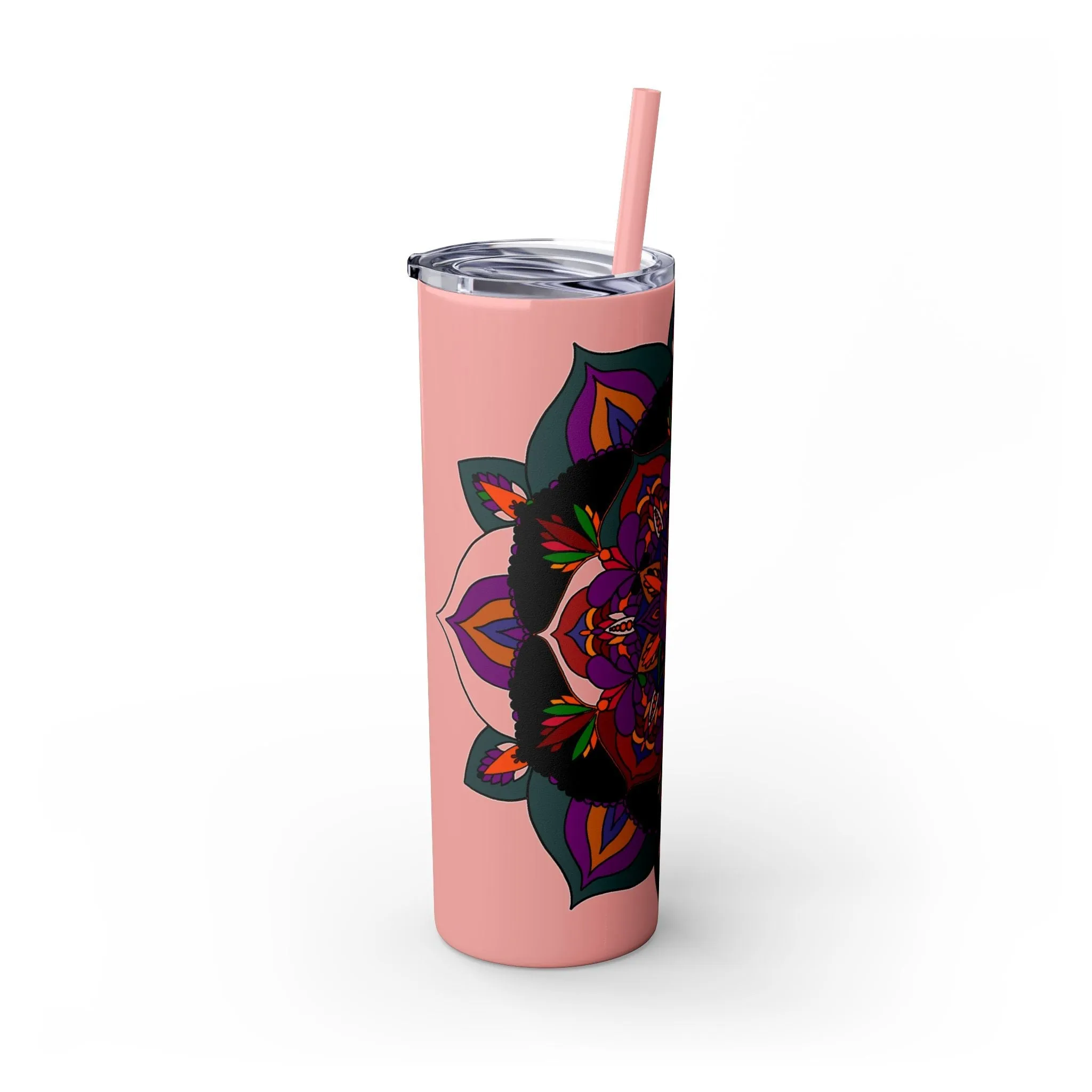 Handmade Mandala Design 20oz Skinny Tumbler - Keeps Hot/Cold