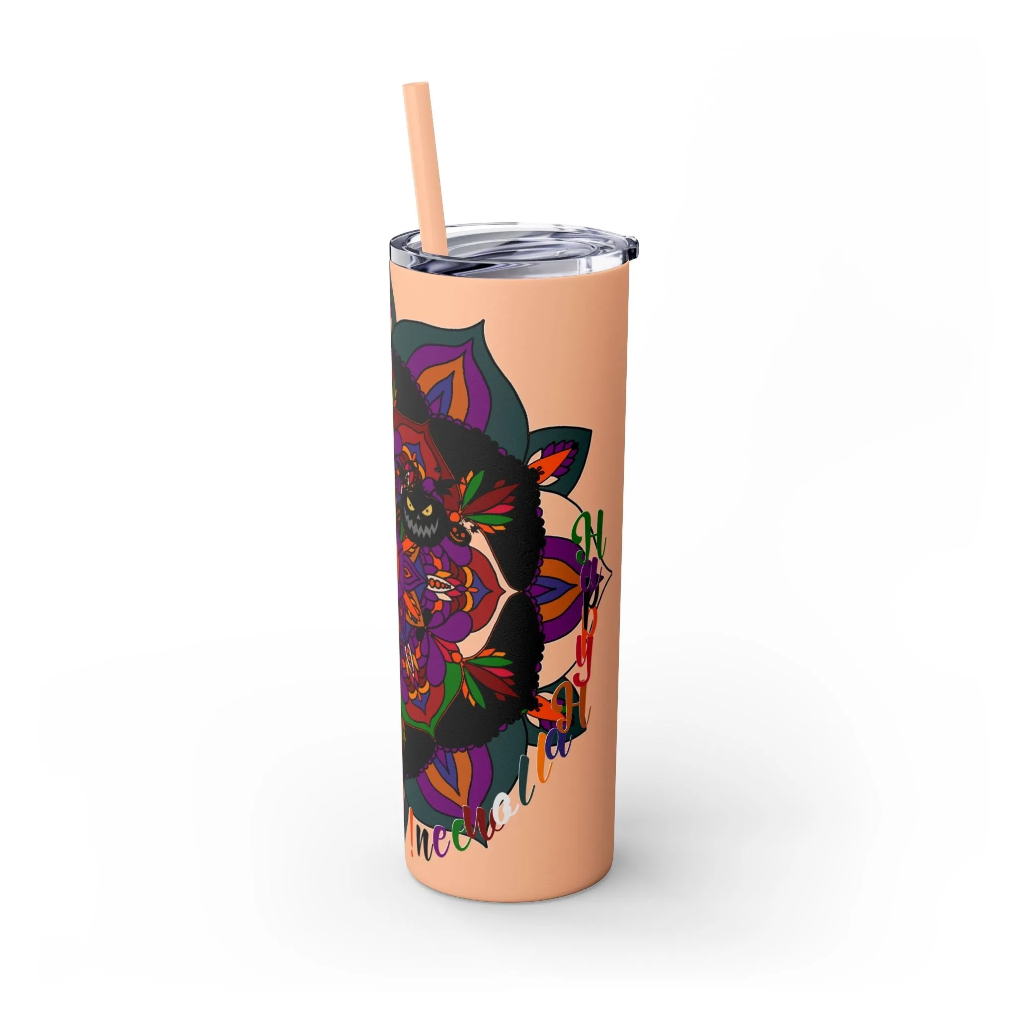 Handmade Mandala Design 20oz Skinny Tumbler - Keeps Hot/Cold