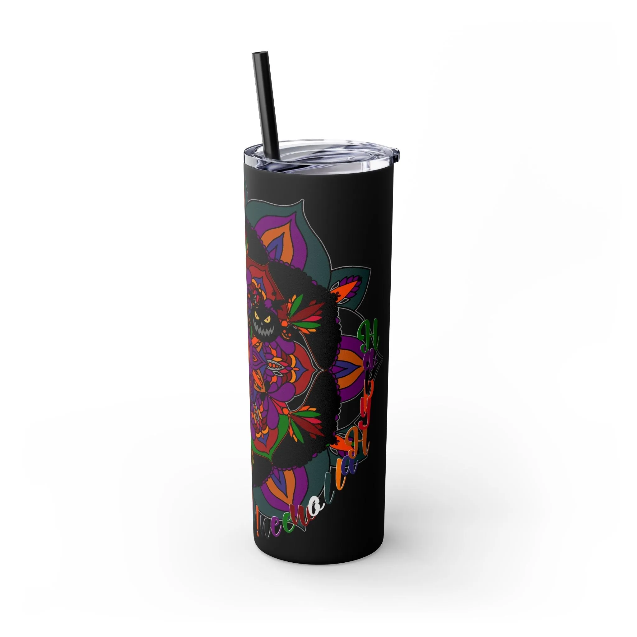 Handmade Mandala Design 20oz Skinny Tumbler - Keeps Hot/Cold