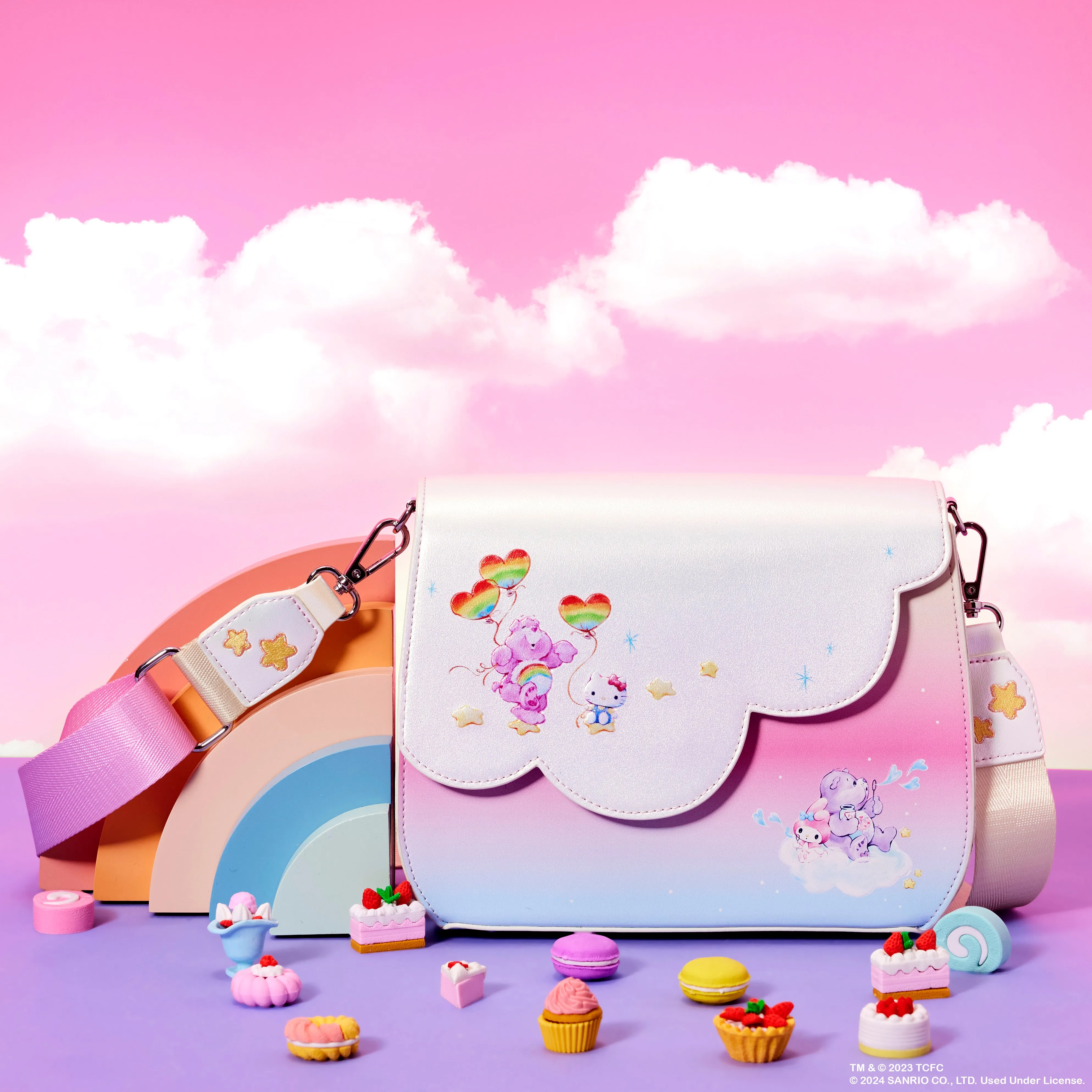 Hello Kitty and Friends x Care Bears Care-A-Lot Crossbody Bag