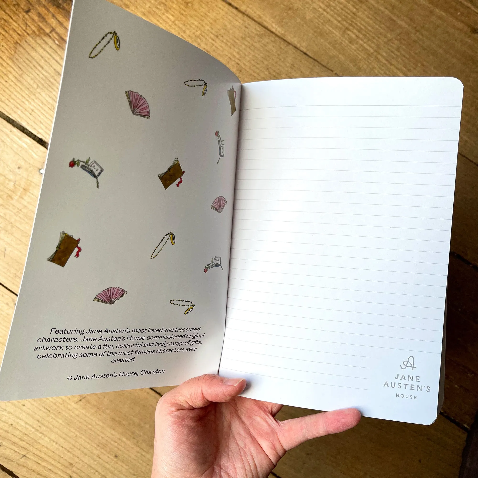 Jane Austen's House Character Notebook - New & exclusive