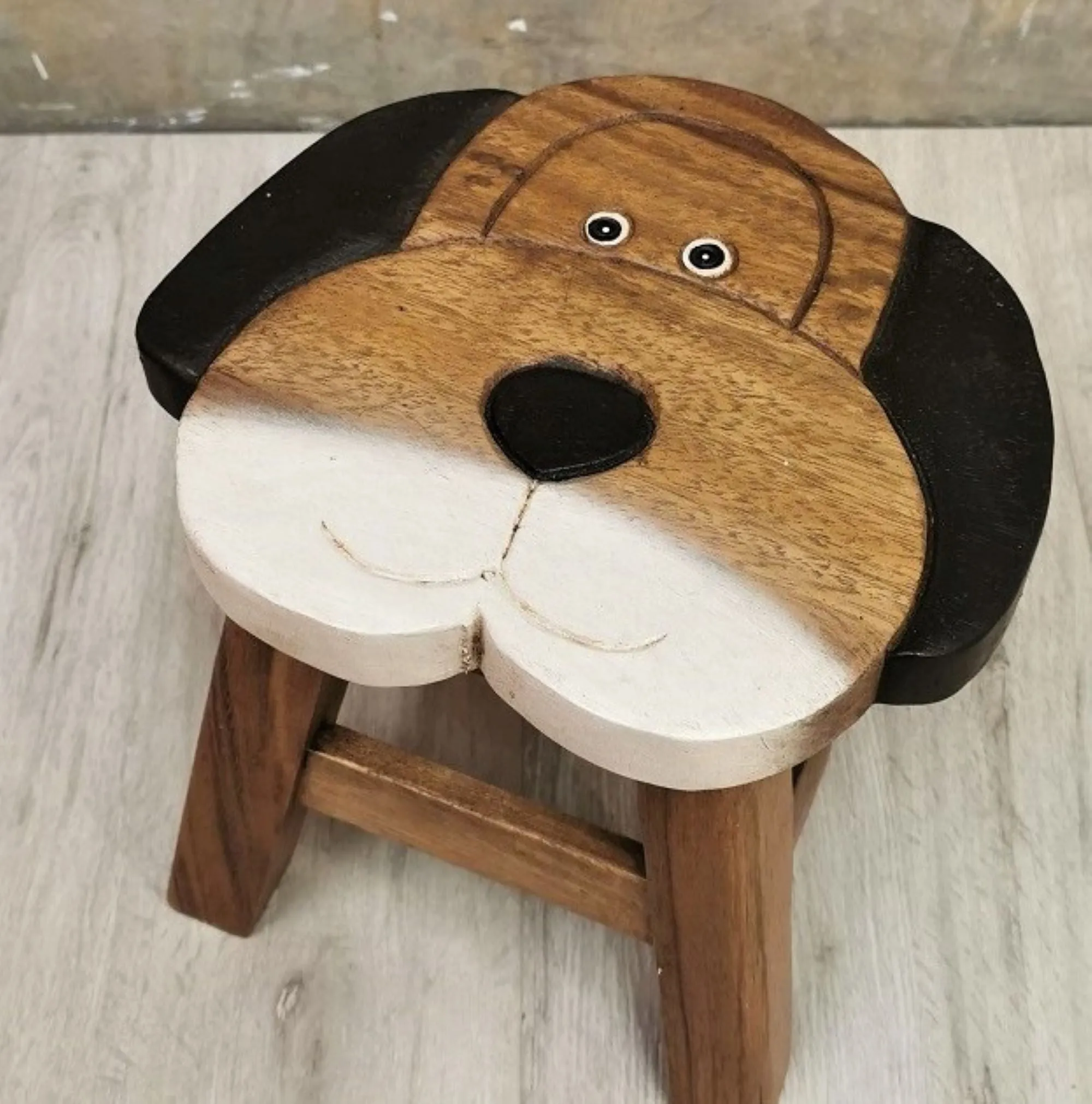 Kids Wooden LION Table   2 animal stools complete set -hand carved Timber Children Furniture.