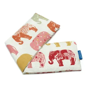 Lavender Wheat Warmer, Heated Wheat Bag in Nelly Elephant