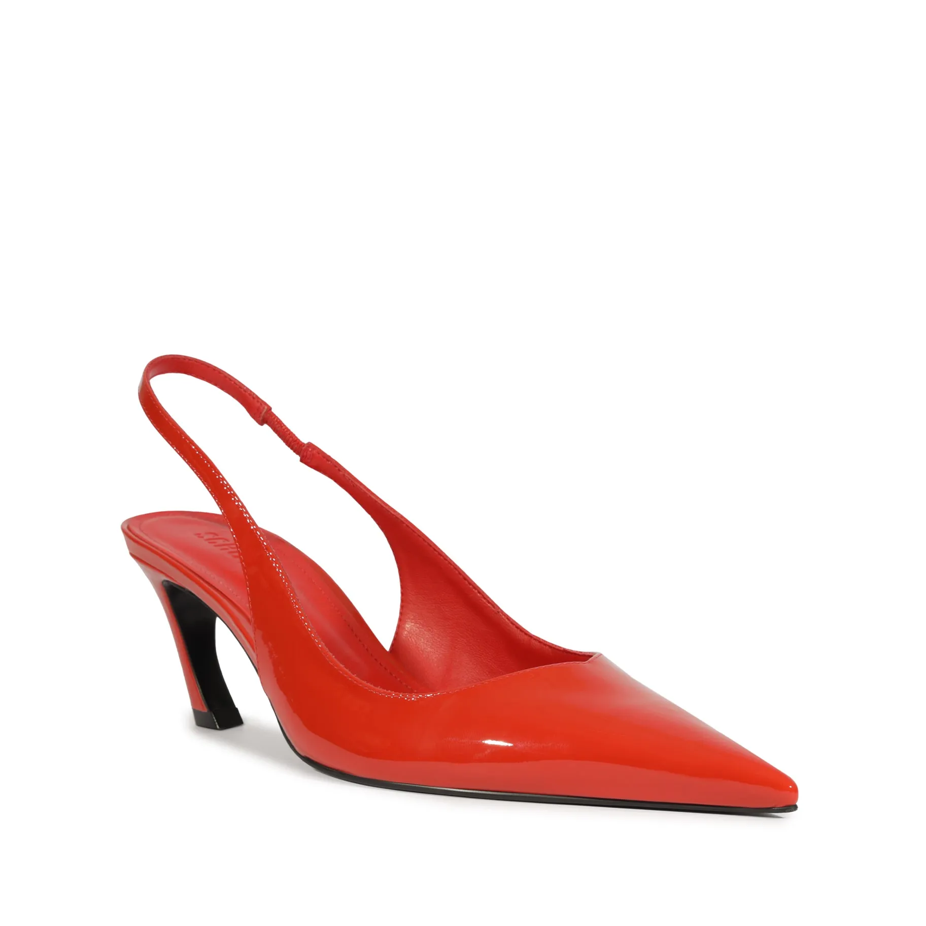 Lexi Sling Mid Patent Leather Pump