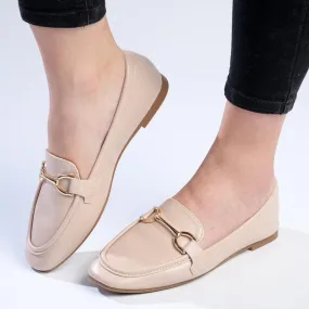 Madison Persley Slip On  Loafer - Nude