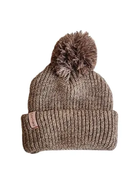 Mocha Pompom Hat