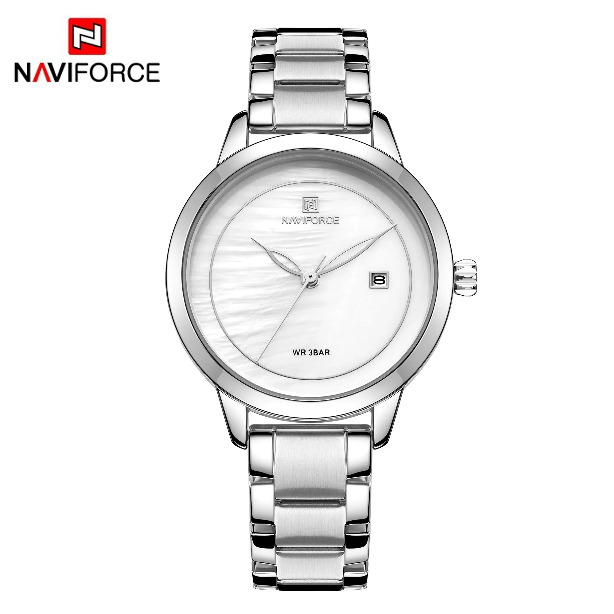 NAVIFORCE Brand Luxury Women Watch Fashion Casual Lady Waterproof Clock Women's Wristwatch Quartz Watch NF5008