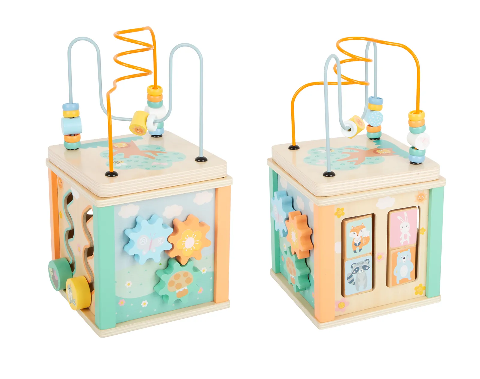 Pastel Activity Cube