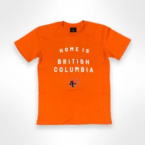 Peace Collective M Home is BC Tee- Orange