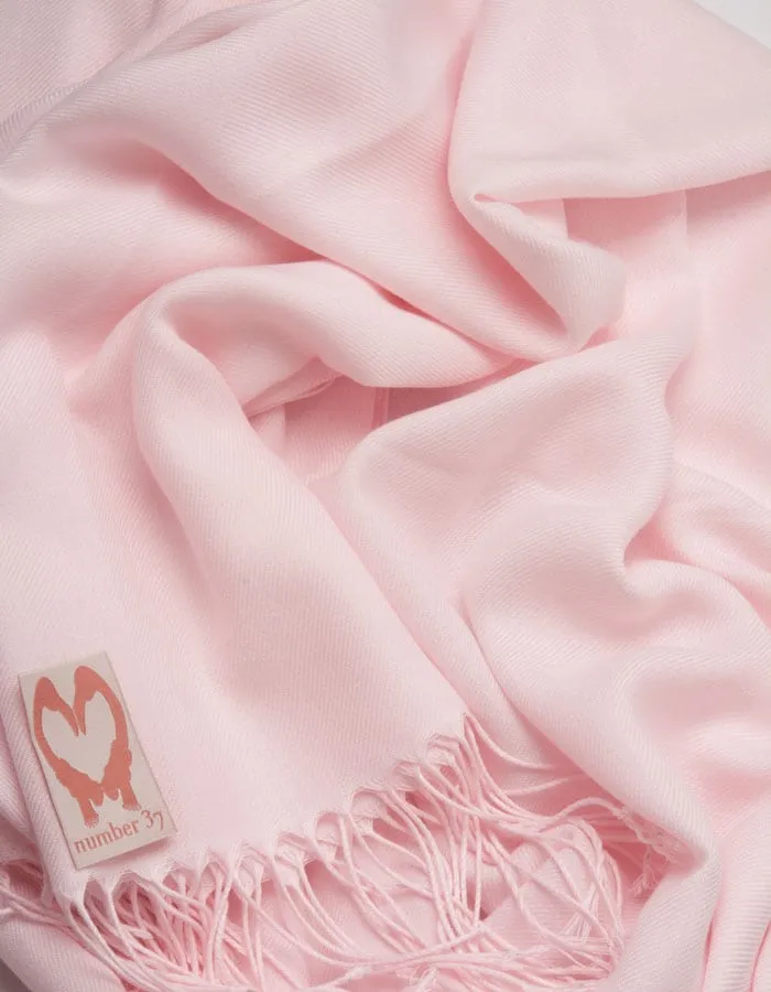 Petal Pink Wedding Pashmina