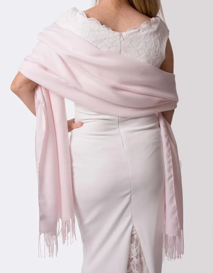 Petal Pink Wedding Pashmina