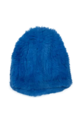 Rex Rabbit Knit - Slouch Fur Hat