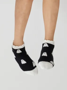 Shiraleah Ghost Home Socks, Black