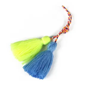 Small Tassel Adornment - Blue/Green