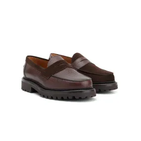 The Ellis Penny Loafer, Chocolate Flip, Vibram 1757 Lug Sole