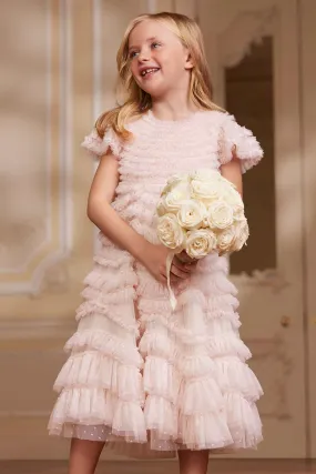 Wild Rose Ruffle Kids Dress